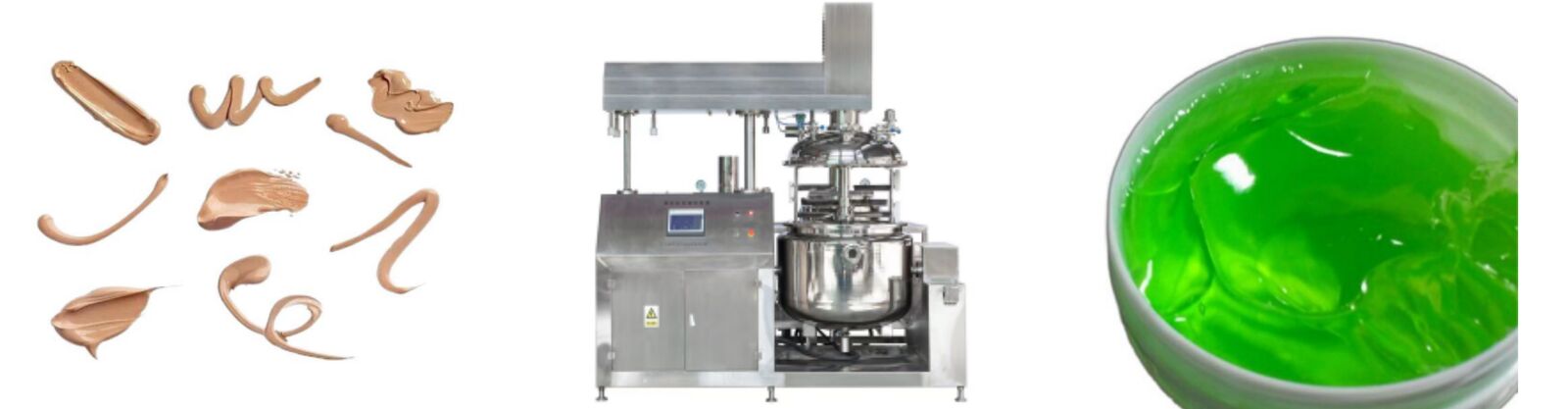 Mayonnaise Skin Bleaching Hair Color Dye Cosmetic Cream Making Machine Mixing Vacuum Homogenizer Emulsifying Mixer
