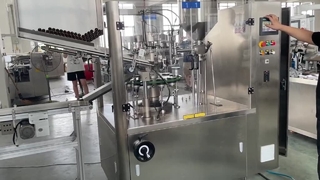 μηχάνημα πλήρωσης μεταλλικών σωλήνων με χαρτόνι