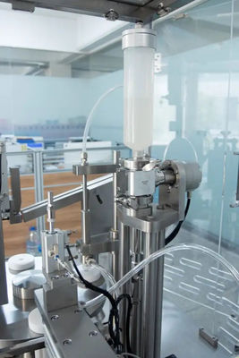 Υψηλής ιξώδους καλλυντικό τζελ οδοντιατρική πάστα κάλυψη πώληση λαβή κλειδαριού σύριγγας μηχανή πλήρωσης