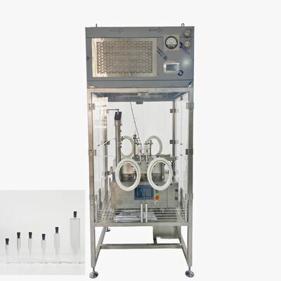 Συσκευή πλήρωσης και πωματισμού συριγγών κενού επιτραπέζια με PLC