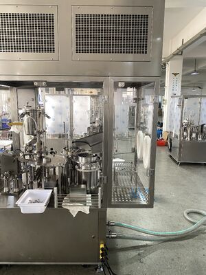 Fully Automatic Collagen Hyaluronic Acid Water Light Needle Pre-Filled Glass Syringe Vacuum Filling and Stoppering Machine