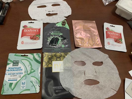 60bags ελάχιστη οριζόντια αυτόματη ομορφιά μηχανών συσκευασίας μασκών προσώπου