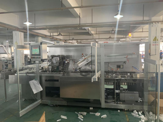 AISI 304 αυτόματο PLC μηχανών συσκευασίας κιβωτίων έλεγξε 120 κιβώτιο/λ.